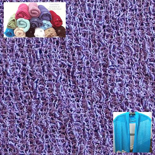 Lost River Long Knit Scarf, Blueberry