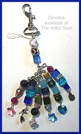 Zenobia Lina Lina All the Blues Purse Charm