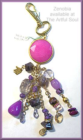 Zenobia Lina Lina Lavender Purse Charm